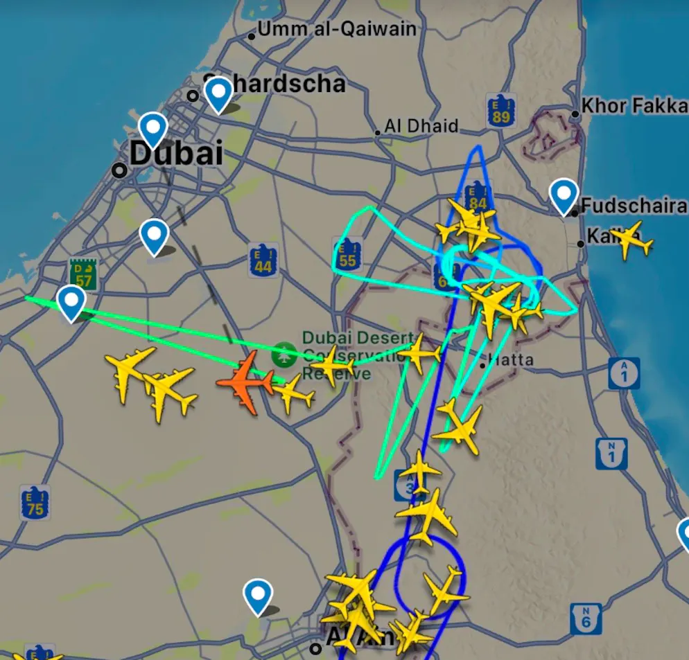 Betroffen war auch ein Flug aus Zürich.