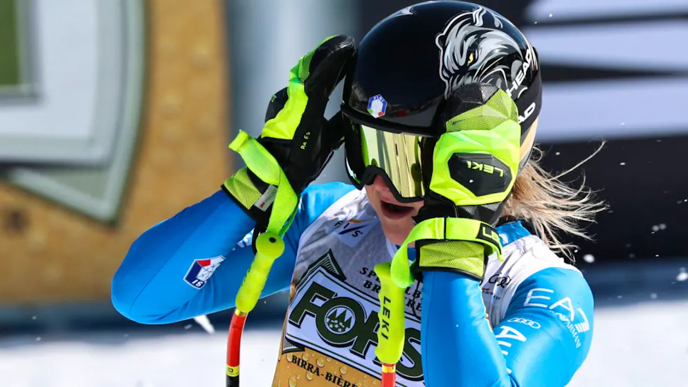 Alpine skiing. Corinne Suter on the verge of a podium finish, Laura Pirovano on the verge of a second victory