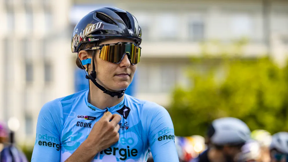 Nach Aufholjagd. Elise Chabbey gewinnt den Klassiker Strade Bianche