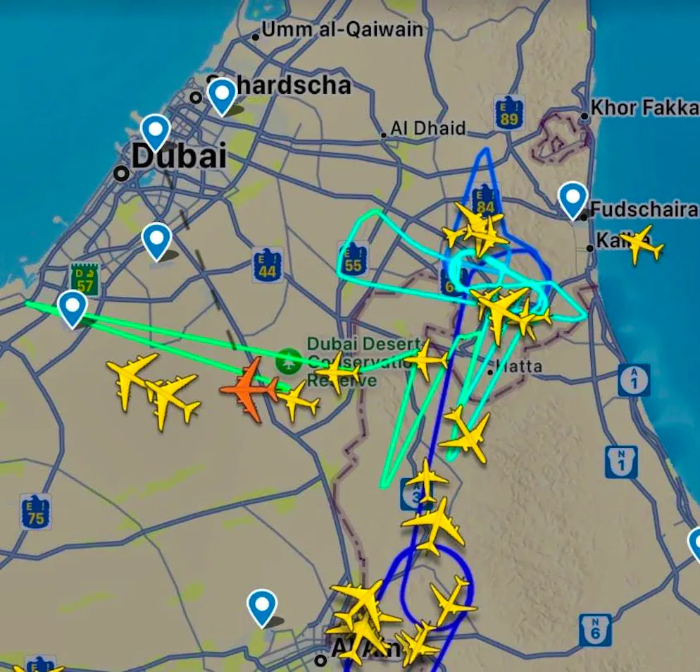 Colpito anche un volo da Zurigo.