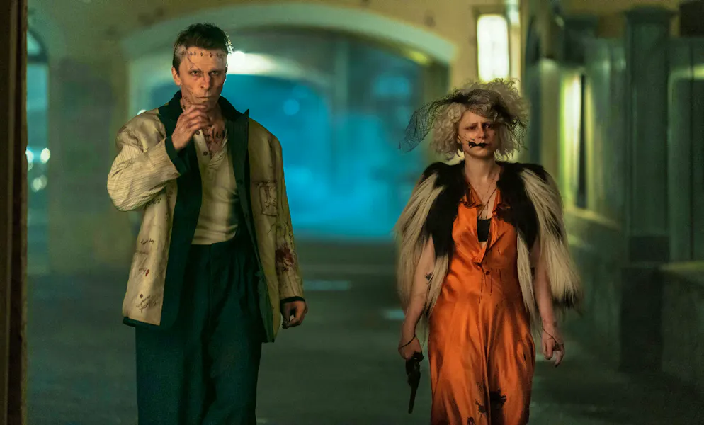 The Bride!. Christian Bale and Jessie Buckley play Frankenstein and his lover.