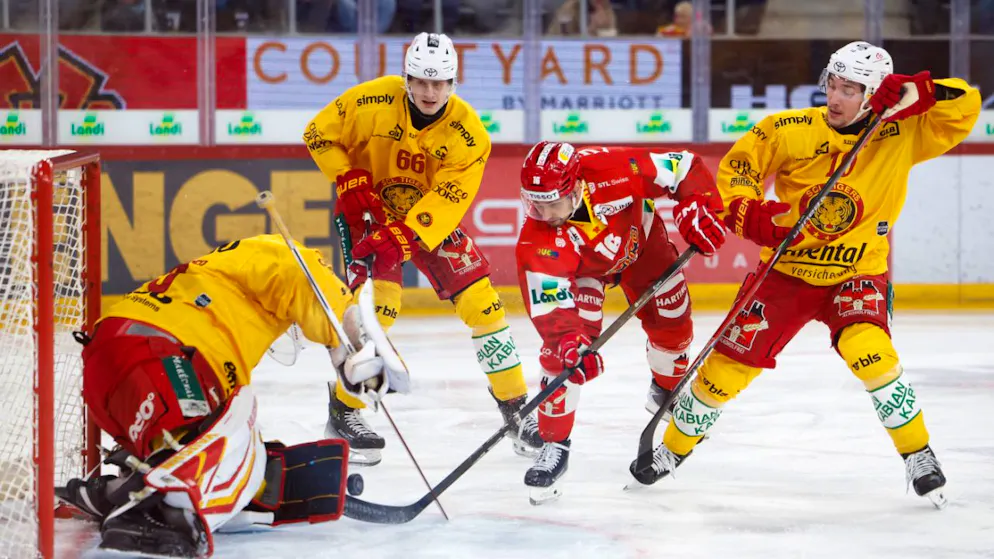 Showdown in der National League. Biel gegen die SCL Tigers um den letzten Play-In-Platz