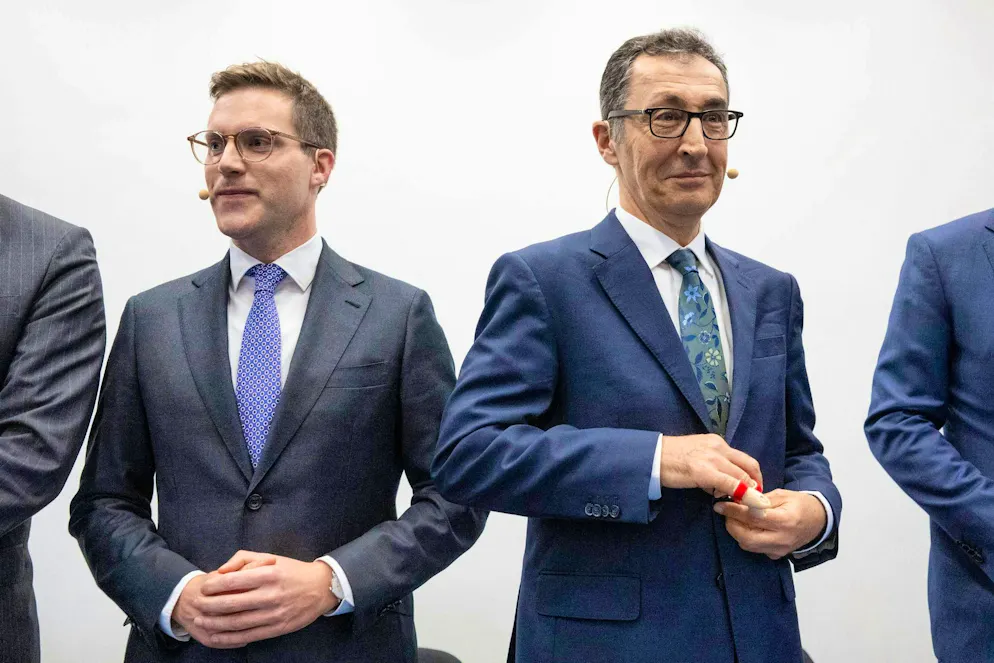 Manuel Hagel (CDU) and Cem Özdemir (Greens) are competing for the office of Minister President. (archive picture)