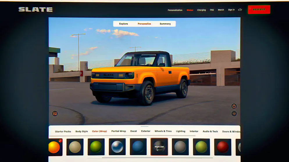 The Slate can be personalized, and not just in terms of color.
