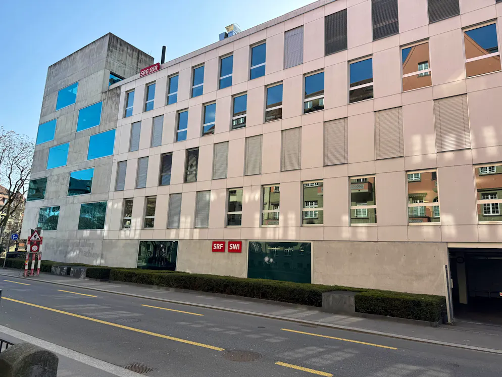 Das SRG-Radiostudio in Bern: Gleich spricht Susanne Wille hier.