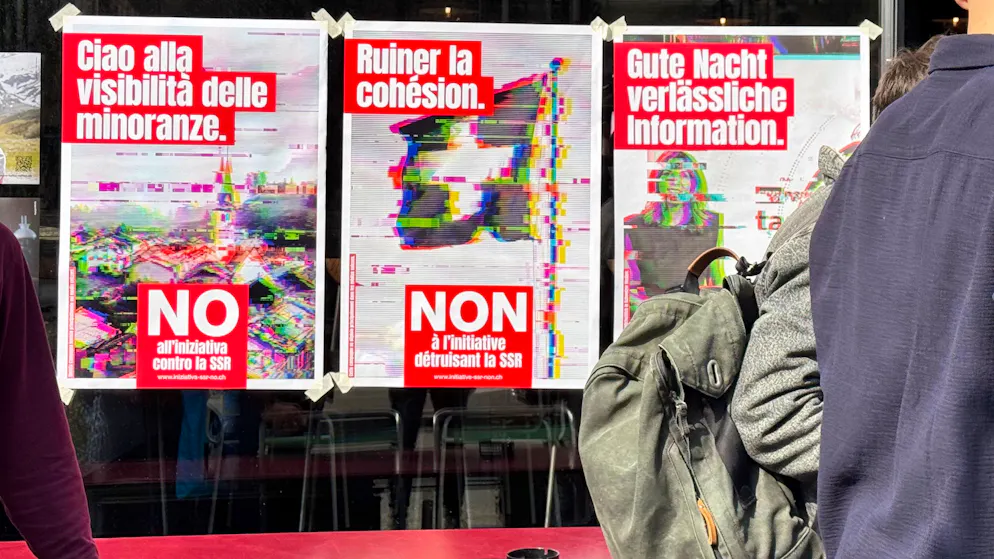 Das Volk hat die SRG-Initiative am Sonntag abgelehnt.