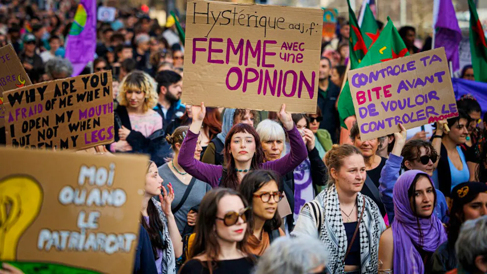 8 marzo. In centinaia a Berna e a Basilea per la Giornata internazionale della donna