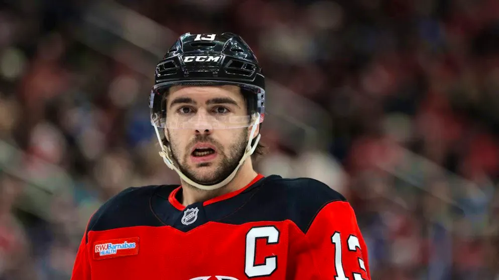 Captain Nico Hischier is responsible for securing the win with his goal