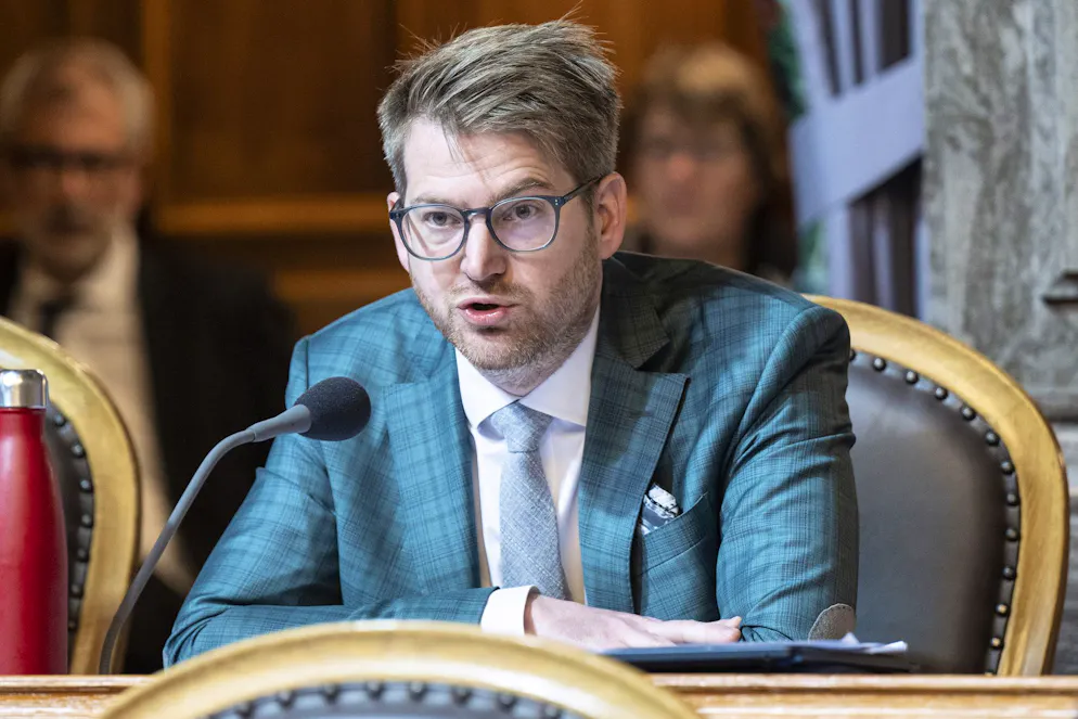 Baptiste Hurni s’exprimait sur le plateau de la RTS (archives). 