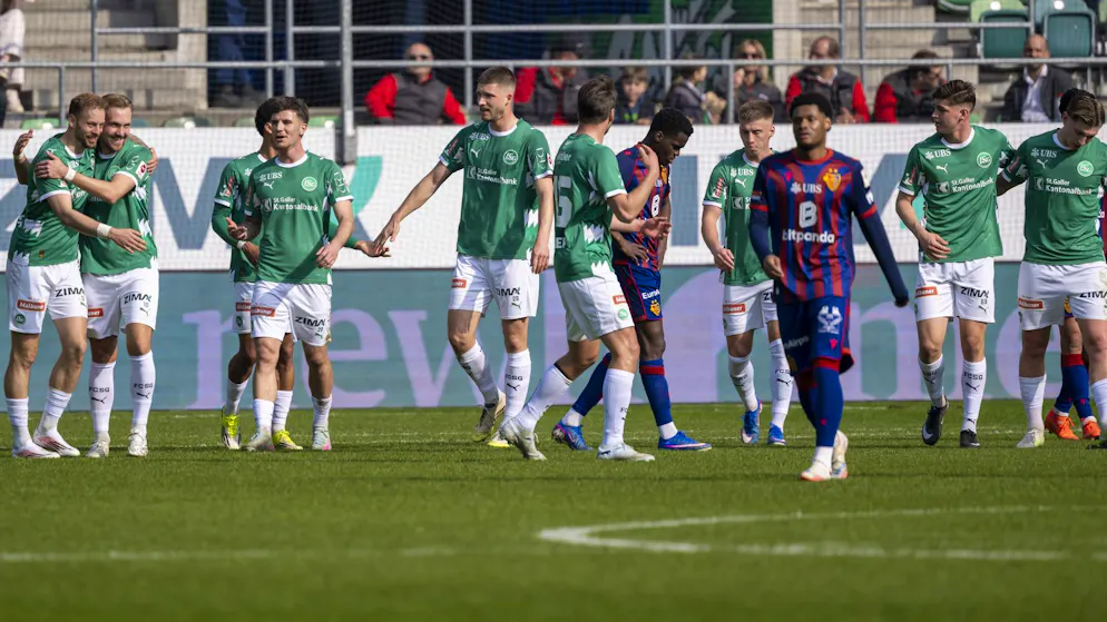 Okoroji Doppeltorschütze. Basel zu harmlos: St. Gallen holt sich souveränen Heim-Sieg