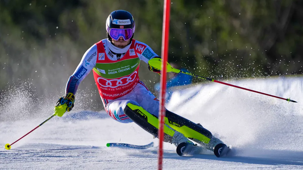 Slalom in Kranjska Gora. McGrath wins hundredth of a second thriller - Nef in the top 10