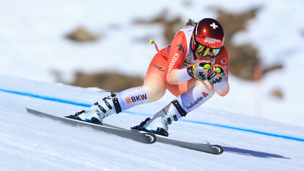 Super-G in Val di Fassa. Curtoni führt vor Robinson und Miradoli – Blanc kommt mit der Nummer 11