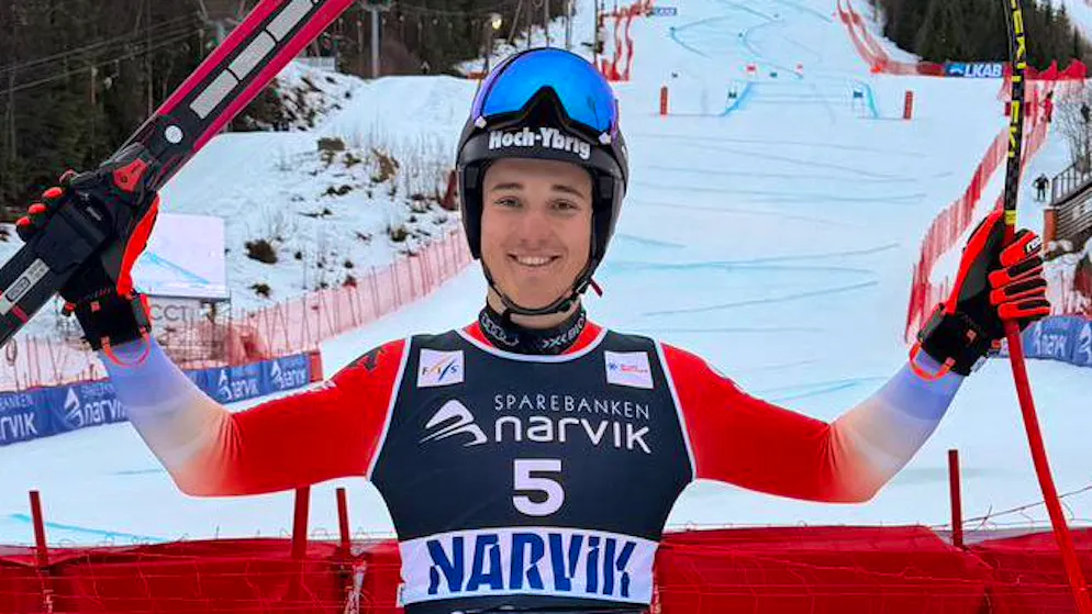 Junior World Championships in Narvik. Skiing jewel Sandro Manser wins silver in the super-G