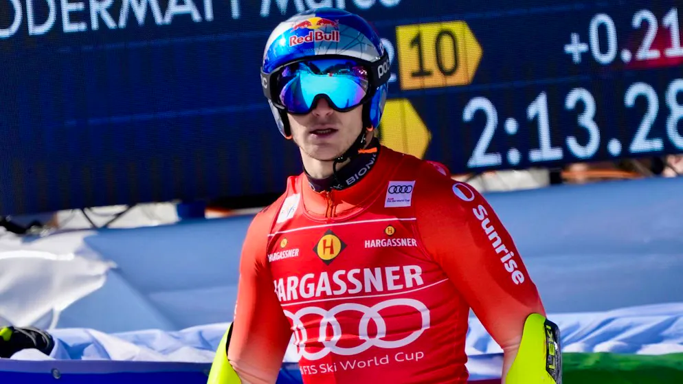 Marco Odermatt est plus que jamais sous la menace de Lucas Pinheiro Braathen en géant.