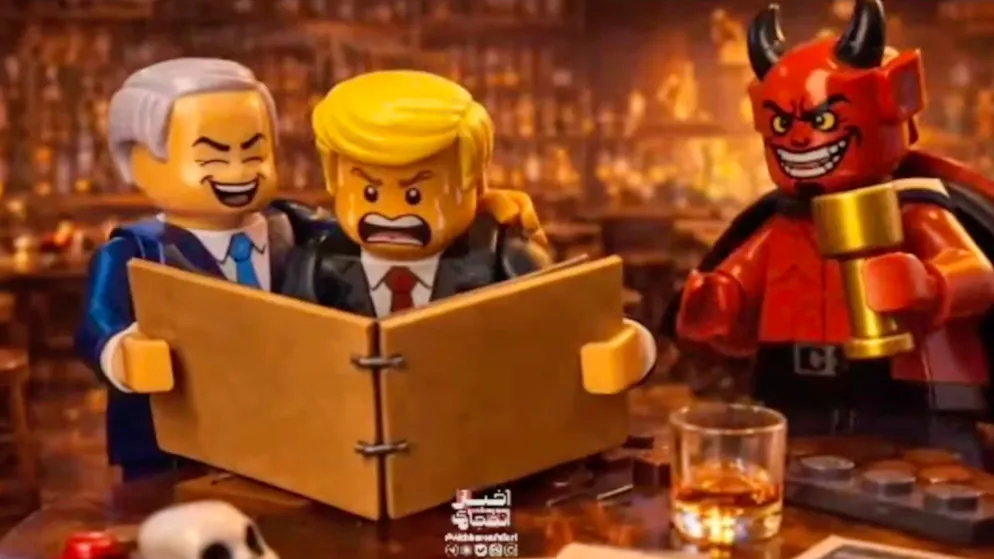 Trump, Netanyahu et Satan. L’Iran publie une vidéo de propagande en animation Lego
