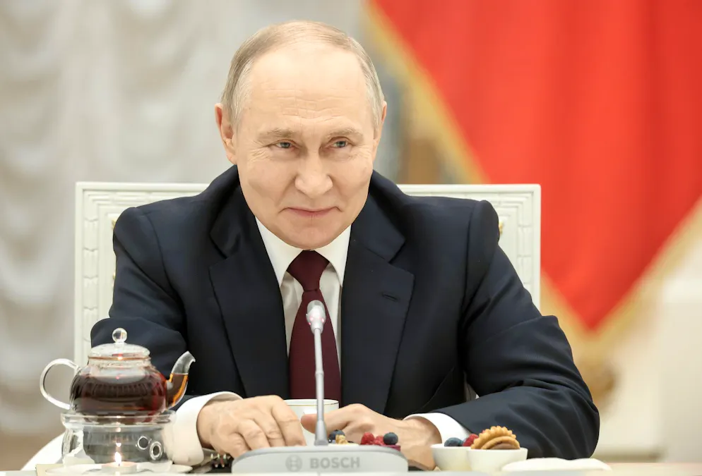 Il presidente russo Vladimir Putin in un'immagine scattata l'8 marzo.