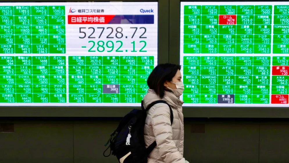 The war in Iran has recently caused severe turbulence on stock markets around the world. After an interview with the US President, Asia's markets turn positive. (archive picture)