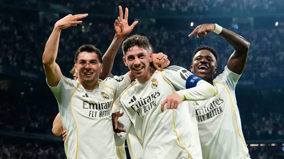 Video-Highlights. Valverde-Show im Bernabéu: Real Madrid schickt ManCity mit 3:0-Packung nach Hause