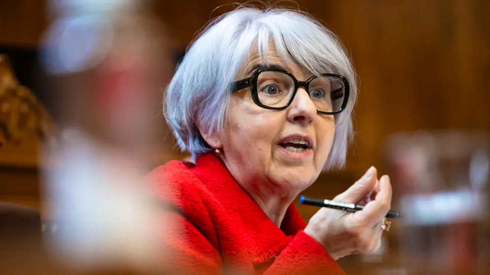 Bundesrätin Baume-Schneider ist für die Krankenkassen zuständig. (Archivbild).