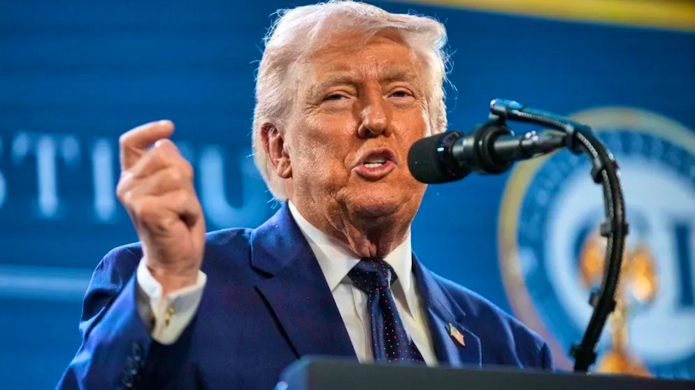 US President Donald Trump. Photo: Mark Schiefelbein/AP/dpa