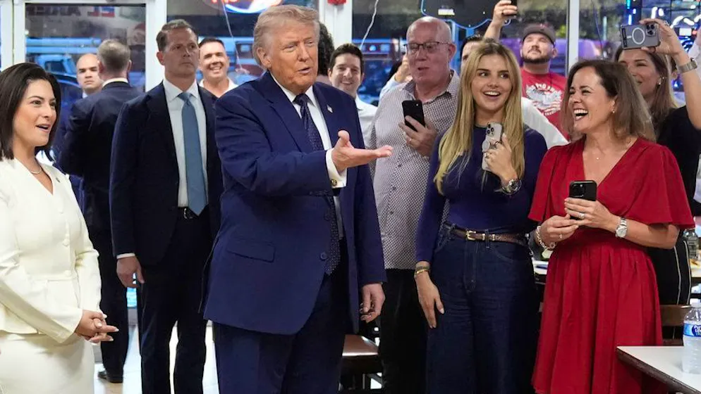 5 points. How can a Trump statement push the price of oil down by a quarter?