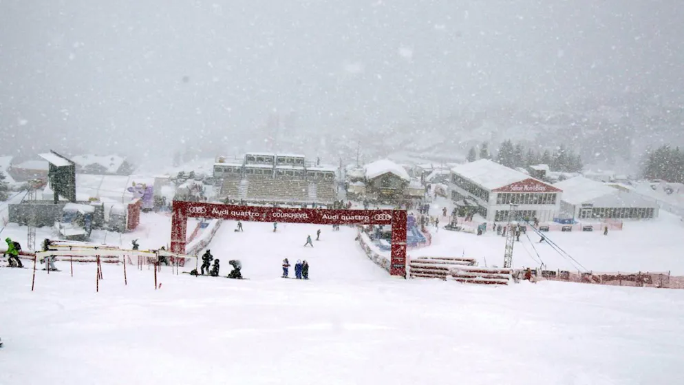 Program change in Courchevel. Downhill already on Friday, two Super-Gs at the weekend