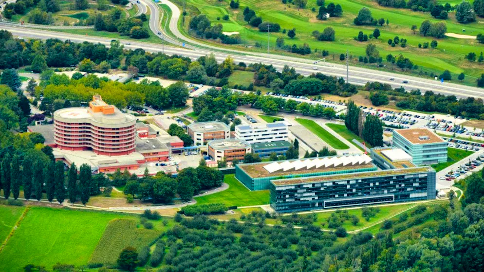 Six people are still being treated at the rehabilitation clinic in Sion in western Switzerland (the building on the right in the photo).