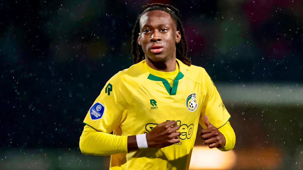 Ryan Fosso (ici fin 2025 avec Fortuna Sittard) portera à l'avenir les couleurs du Cameroun.