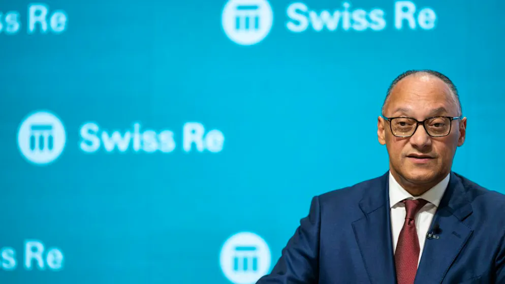 Andreas Berger, patron de Swiss Re, a perçu 6,3 millions de francs en 2025. (archive)