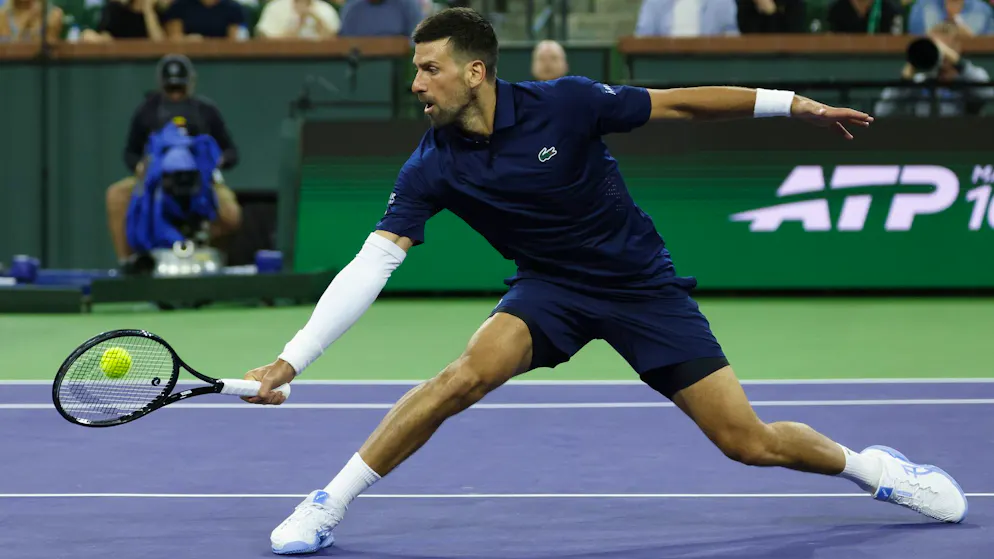 Irrer Ballwechsel in Indian Wales. Djokovic gewinnt den Punkt des Jahres – scheidet danach aber aus