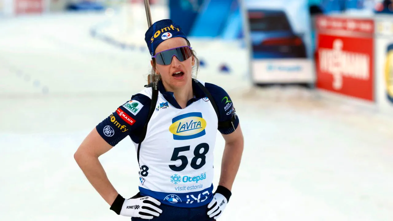 Biathlon. Julia Simon wins the sprint in Otepää