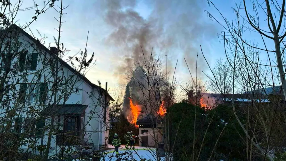 Un suspect arrêté mi-janvier a reconnu être l'auteur d'une série d'incendies dans le canton de Soleure, dont celui d'un hanger en bois à Bellach (archives).