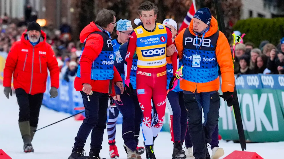 Ski de fond. Commotionné après sa gamelle, Klaebo forcé à la pause