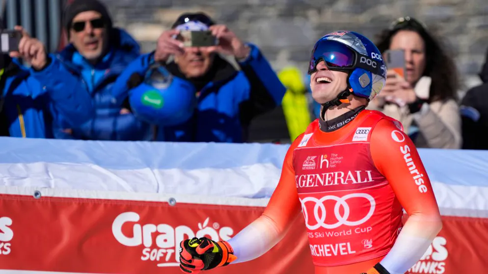 Marco Odermatt ist nach dem Super-G von Lillehammer unzufrieden.