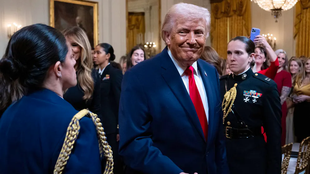 US-Präsident Donald Trump am Donnerstag im Weissen Haus.