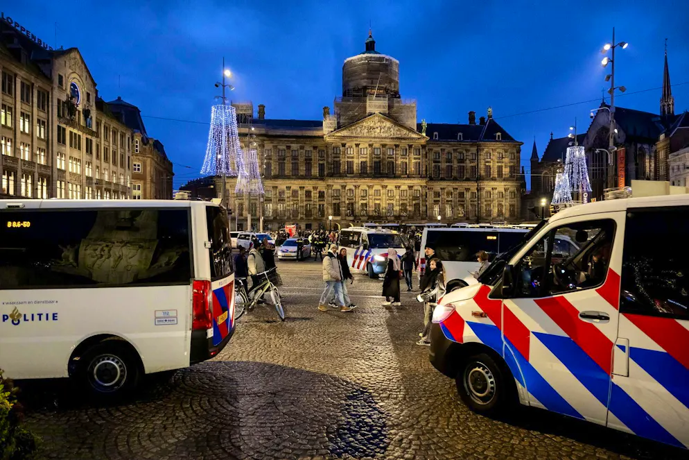The police were on duty in Amsterdam. (Archive image/Symol image)