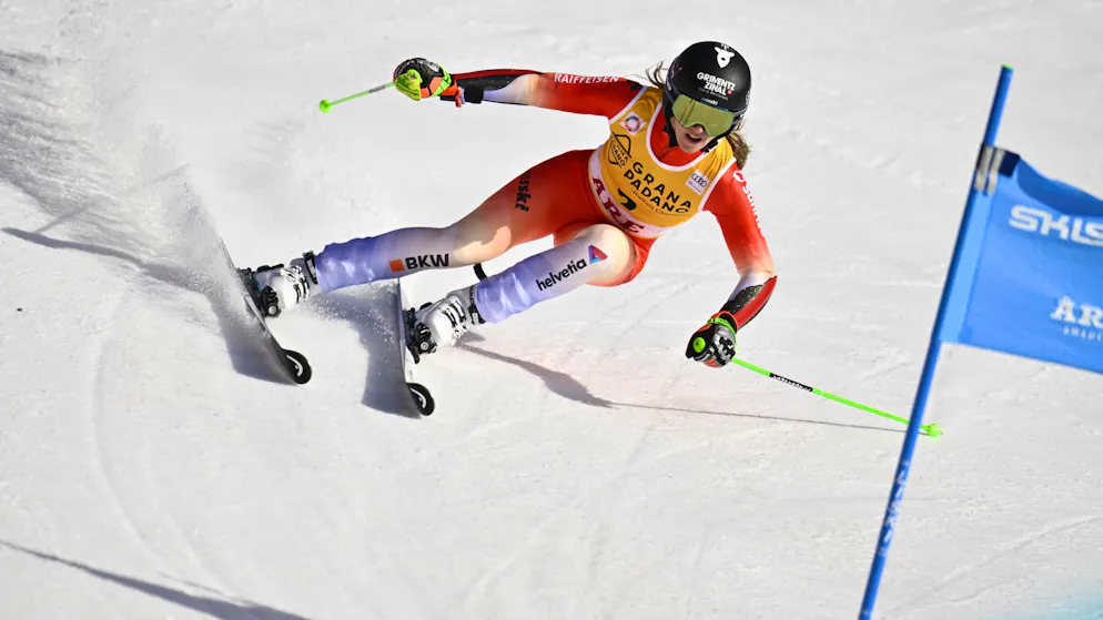 Disappointment in the giant slalom. Camille Rast after her dream of a globe shattered: 