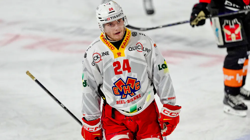 Fin de saison pour Lias Andersson et le HC Bienne.