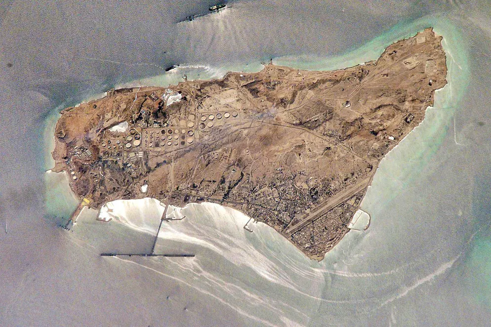 Die iranische Insel Charg. 