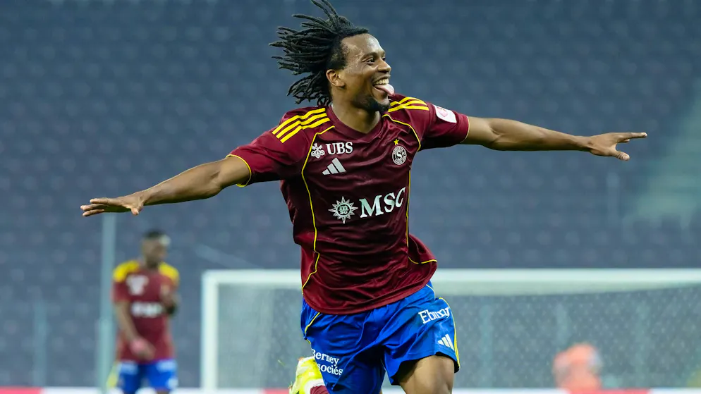 Le Servettien Junior Kadile est très en forme.