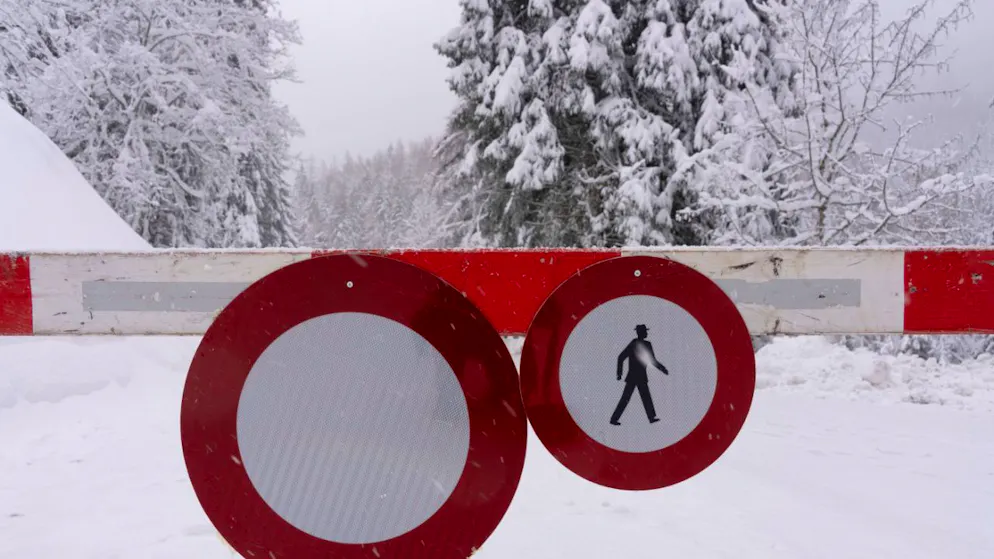 Maltempo. Forti nevicate: allerta valanghe di livello 4 in gran parte del Ticino