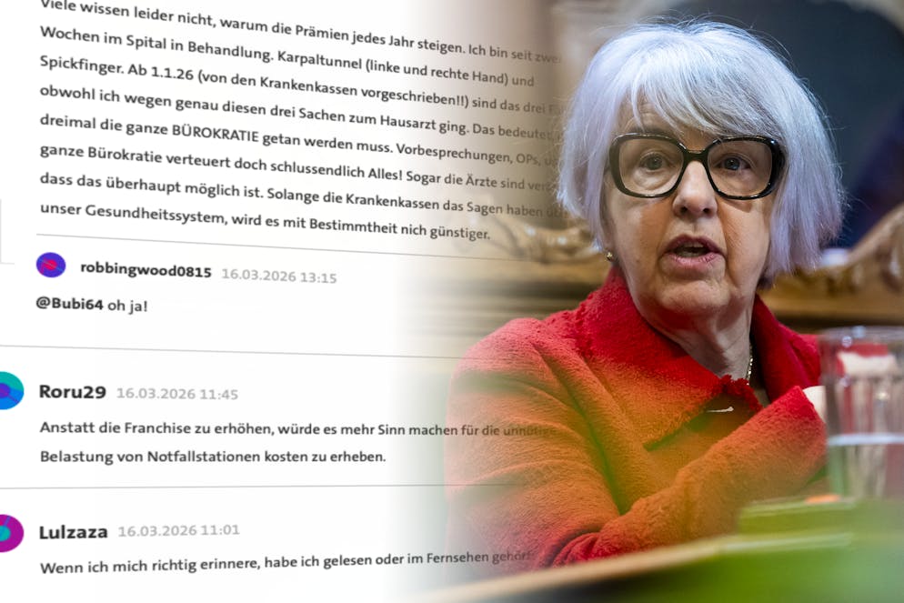 bluewin.ch - How blue News readers are discussing the federal government's health insurance reform