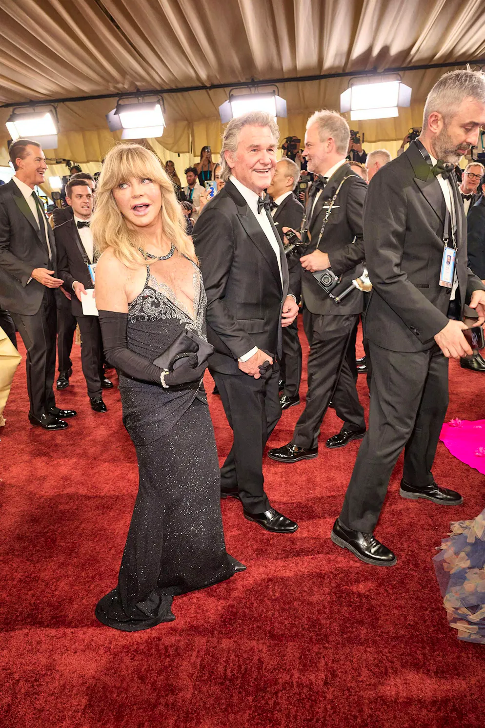 Oscar ceremony: Goldie Hawn (80) steals the show at the Oscars. Goldie Hawn, who celebrated her 80th birthday a few months ago, attended this year's Oscars with boyfriend Kurt Russell.