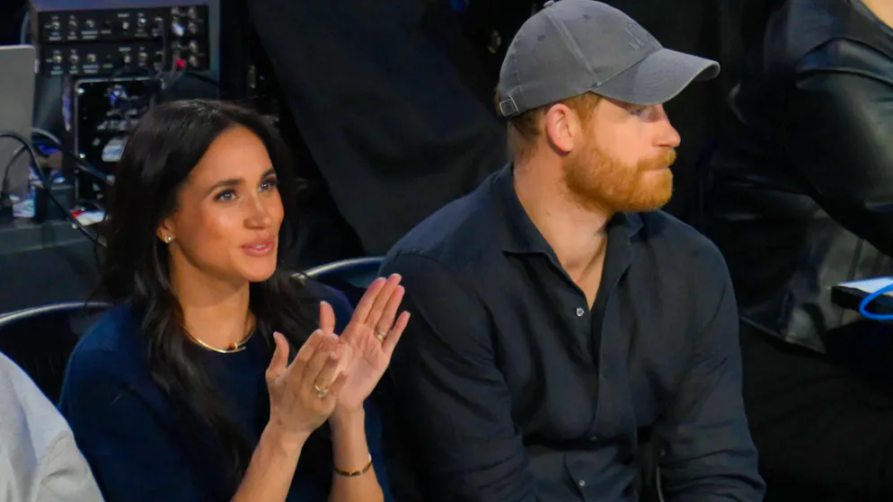 Meghan e Harry all'All-Star Game della NBA.