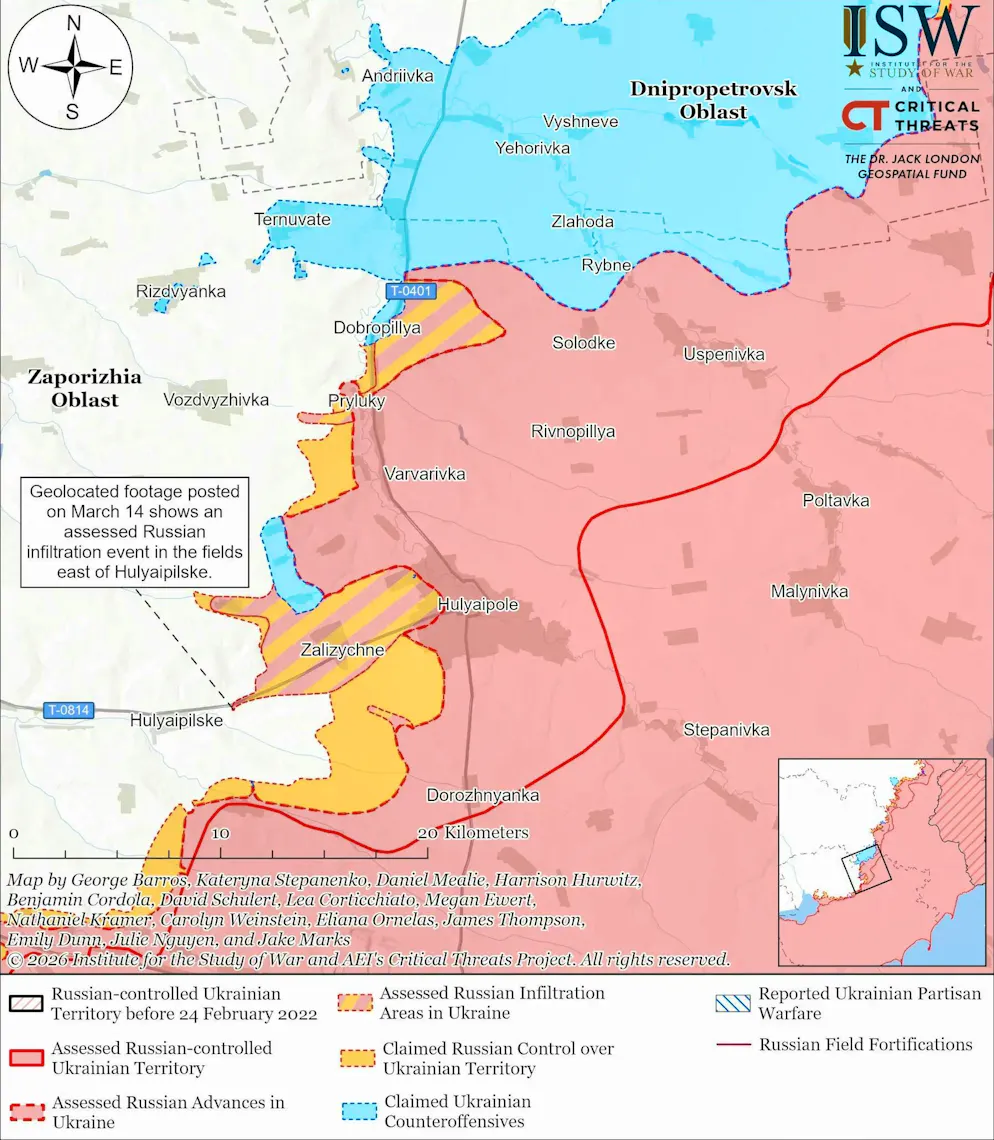Ukrainian successes in the east of the country.