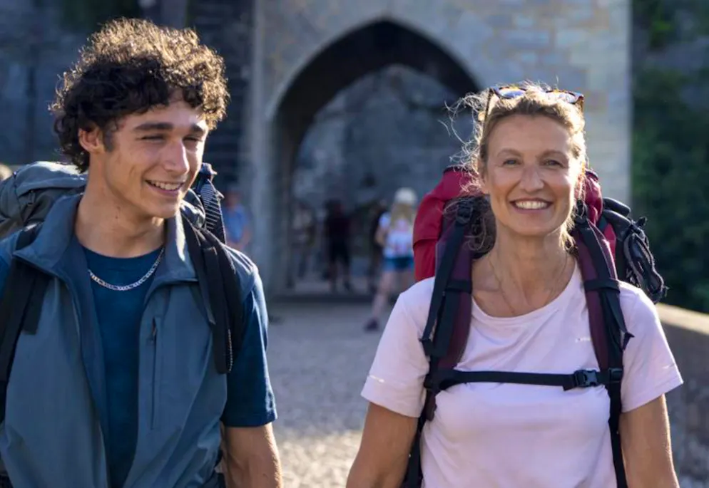 Compostelle. Julien Le Berre et Alexandra Lamy forment un joli tandem au cinéma et se sont très bien entendus sur le tournage.