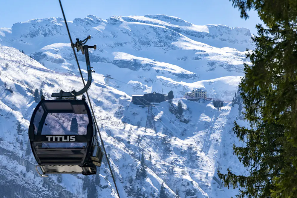 La cabinovia Titlis Xpress.
