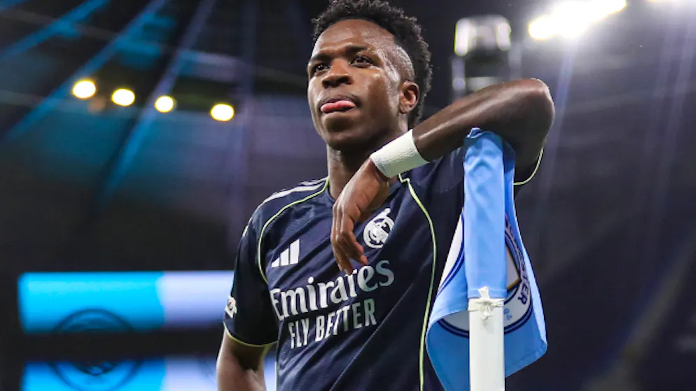 Wird Real-Star Vinicius Junior auch gegen Bayern jubeln?