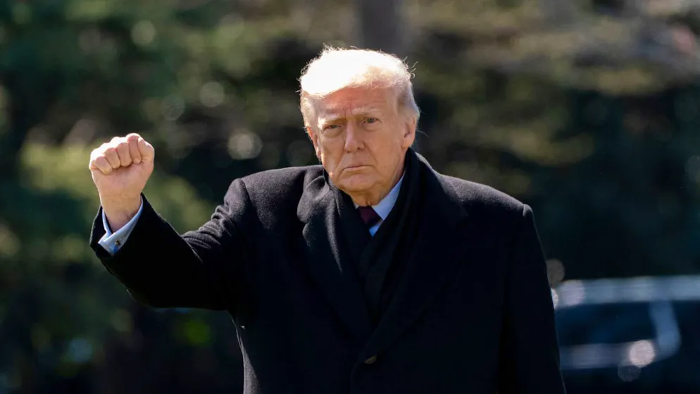 US-Präsident Donald Trump sieht sich vor den Zielen im Iran-Krieg.