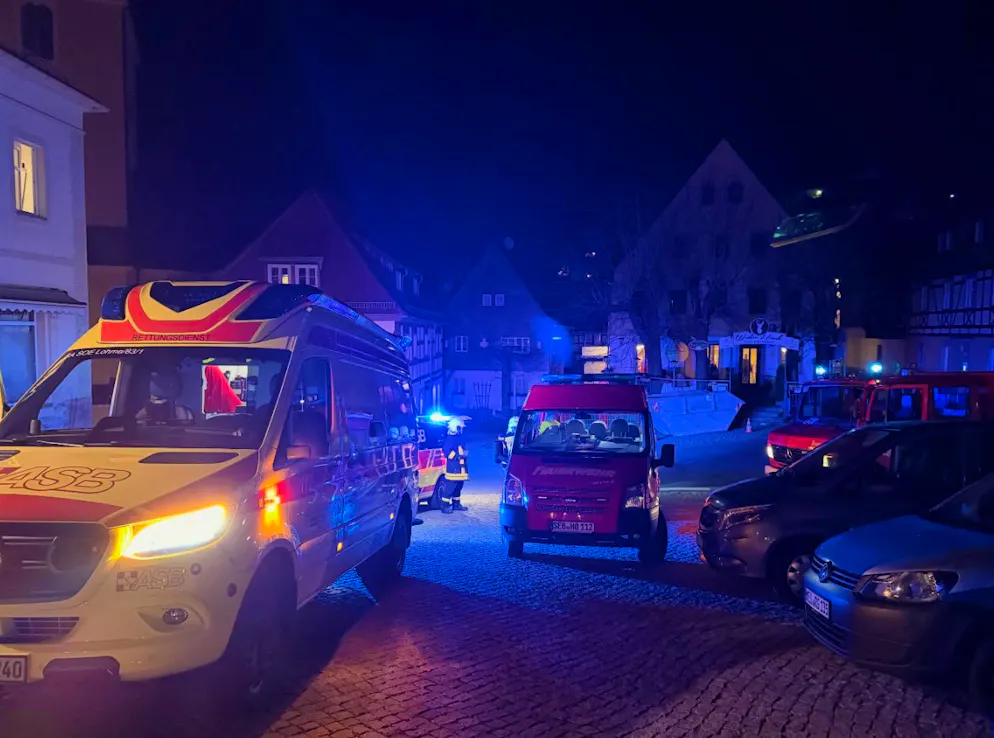 Die Feuerwehr Hohenstein rückte zum Einsatz aus.
